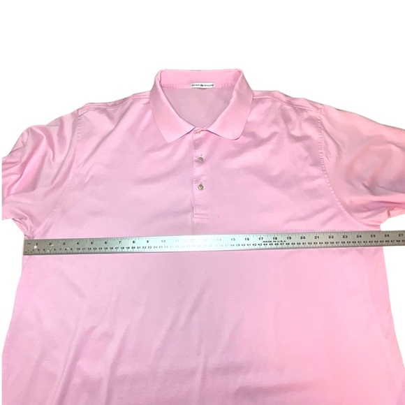 PETER MILLAR Jersey Knit Pink Short Sleeve Golf Polo US Sz XXL - Picture 6 of 11